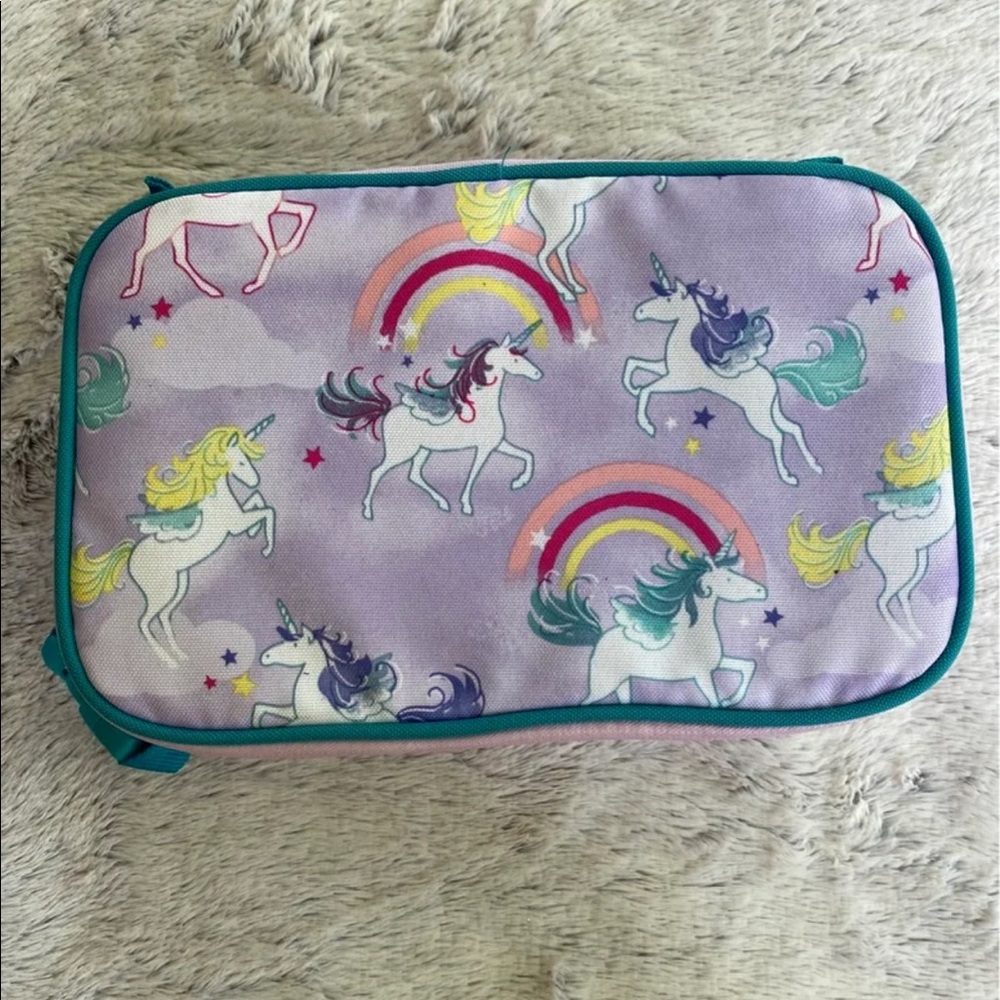 Your Zone Insulated Unicorn Lunchbox Purple